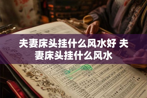 夫妻床头挂什么风水好 夫妻床头挂什么风水