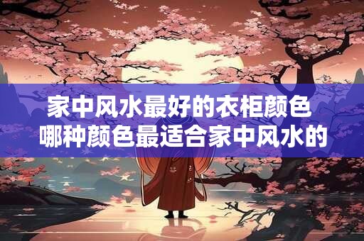 家中风水最好的衣柜颜色 哪种颜色最适合家中风水的衣柜