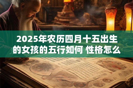 2025年农历四月十五出生的女孩的五行如何 性格怎么样