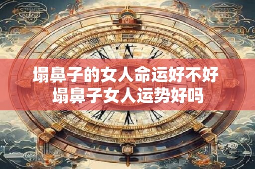 塌鼻子的女人命运好不好 塌鼻子女人运势好吗