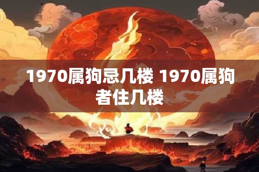 1970属狗忌几楼 1970属狗者住几楼