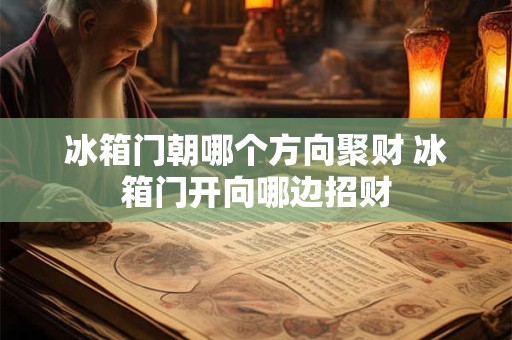 冰箱门朝哪个方向聚财 冰箱门开向哪边招财