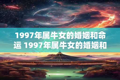 1997年属牛女的婚姻和命运 1997年属牛女的婚姻和命运如何