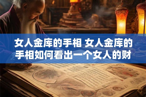 女人金库的手相 女人金库的手相如何看出一个女人的财富状况