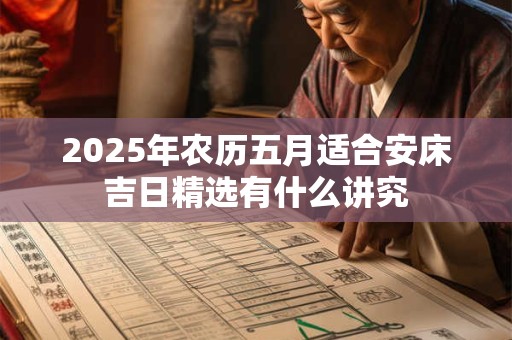 2025年农历五月适合安床吉日精选有什么讲究