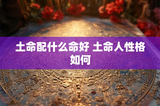 土命配什么命好 土命人性格如何