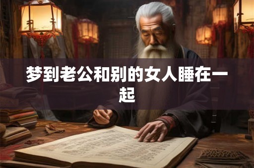 梦到老公和别的女人睡在一起
