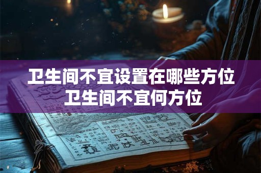 卫生间不宜设置在哪些方位 卫生间不宜何方位