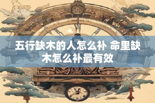 五行缺木的人怎么补 命里缺木怎么补最有效