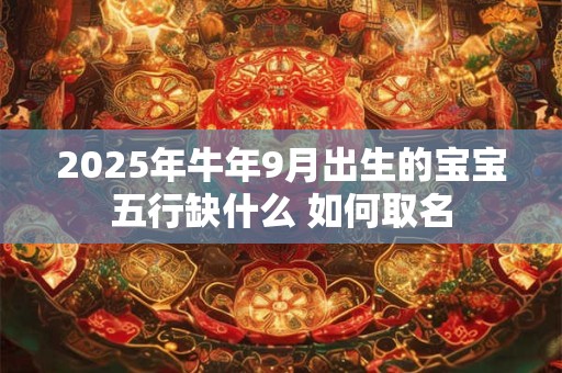 2025年牛年9月出生的宝宝五行缺什么 如何取名