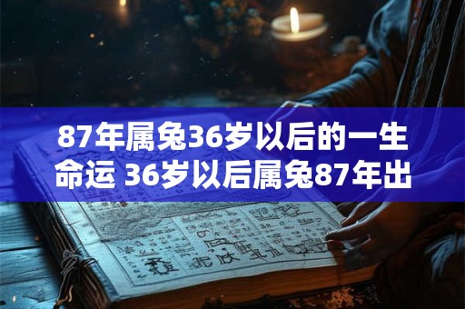 87年属兔36岁以后的一生命运 36岁以后属兔87年出生的人命运如何
