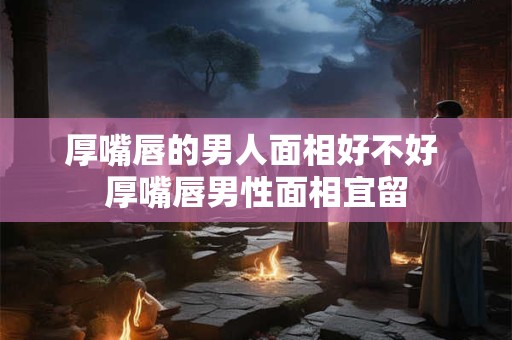 厚嘴唇的男人面相好不好 厚嘴唇男性面相宜留