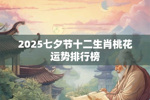 2025七夕节十二生肖桃花运势排行榜 2025七夕节十二生肖桃花运势排行榜