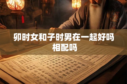 卯时女和子时男在一起好吗 相配吗