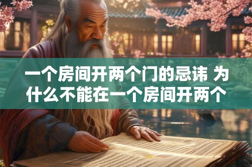 一个房间开两个门的忌讳 为什么不能在一个房间开两个门