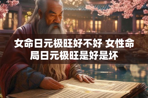 女命日元极旺好不好 女性命局日元极旺是好是坏