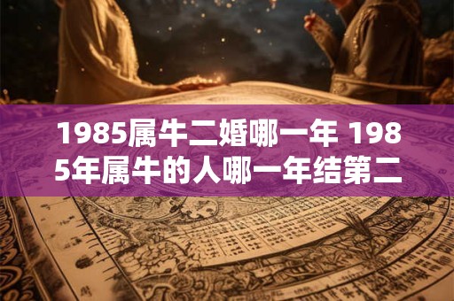 1985属牛二婚哪一年 1985年属牛的人哪一年结第二次婚