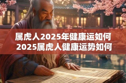 属虎人2025年健康运如何 2025属虎人健康运势如何