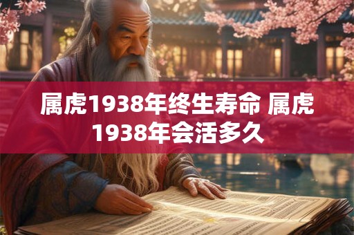属虎1938年终生寿命 属虎1938年会活多久