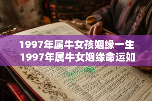 1997年属牛女孩姻缘一生 1997年属牛女姻缘命运如何