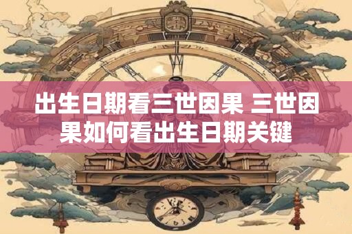 出生日期看三世因果 三世因果如何看出生日期关键
