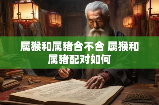 属猴和属猪合不合 属猴和属猪配对如何