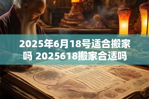 2025年6月18号适合搬家吗 2025618搬家合适吗