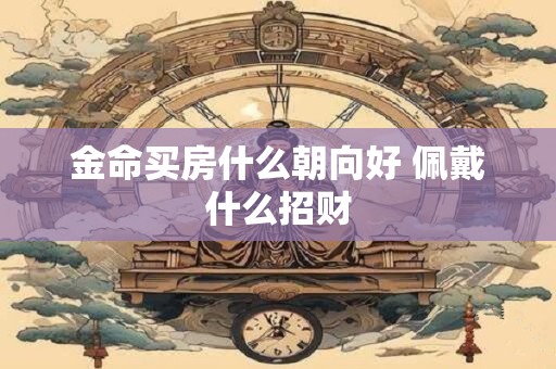 金命买房什么朝向好 佩戴什么招财