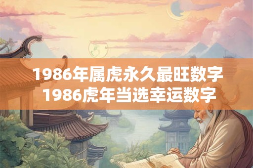 1986年属虎永久最旺数字 1986虎年当选幸运数字