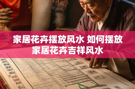 家居花卉摆放风水 如何摆放家居花卉吉祥风水
