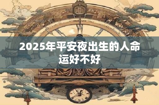 2025年平安夜出生的人命运好不好
