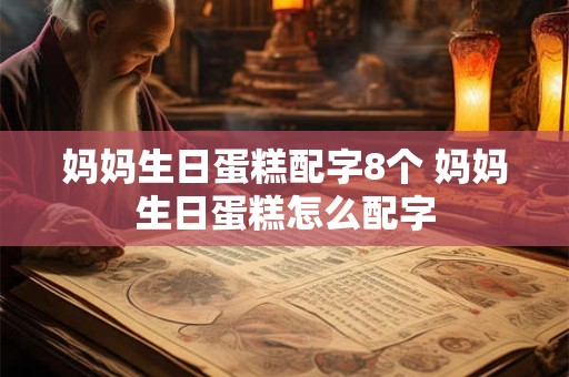 妈妈生日蛋糕配字8个 妈妈生日蛋糕怎么配字