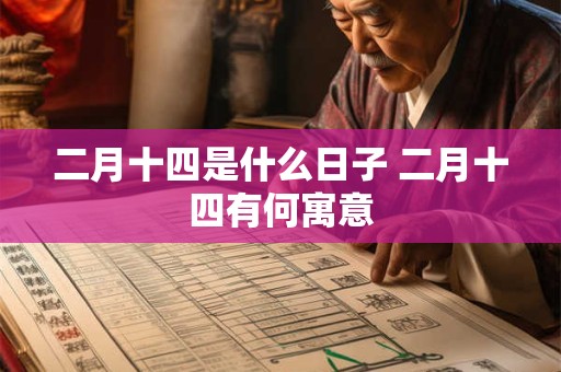 二月十四是什么日子 二月十四有何寓意