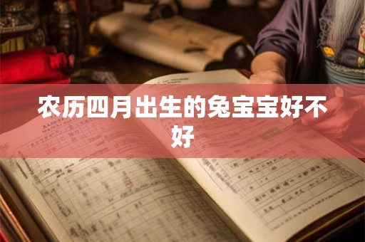 农历四月出生的兔宝宝好不好