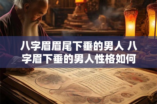 八字眉眉尾下垂的男人 八字眉下垂的男人性格如何