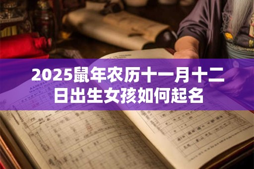 2025鼠年农历十一月十二日出生女孩如何起名 2025鼠年农历十一月十二日出生女孩如何起名