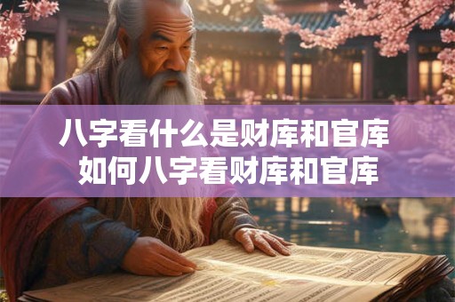 八字看什么是财库和官库 如何八字看财库和官库
