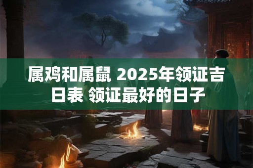 属鸡和属鼠 2025年领证吉日表 领证最好的日子