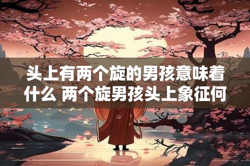 头上有两个旋的男孩意味着什么 两个旋男孩头上象征何意