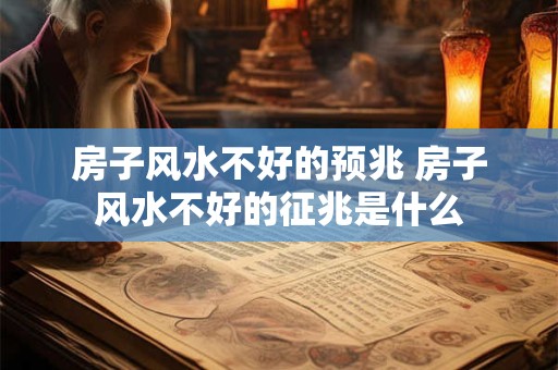 房子风水不好的预兆 房子风水不好的征兆是什么