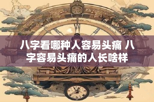 八字看哪种人容易头痛 八字容易头痛的人长啥样