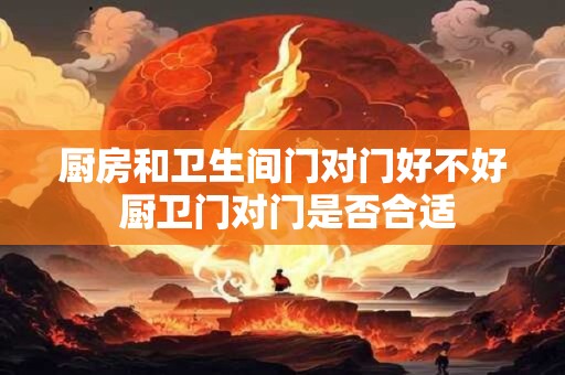 厨房和卫生间门对门好不好 厨卫门对门是否合适
