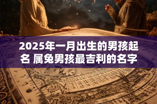 2025年一月出生的男孩起名 属兔男孩最吉利的名字