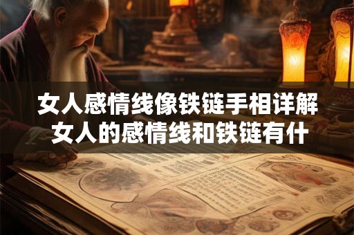 女人感情线像铁链手相详解 女人的感情线和铁链有什么联系