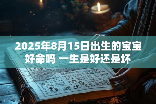 2025年8月15日出生的宝宝好命吗 一生是好还是坏