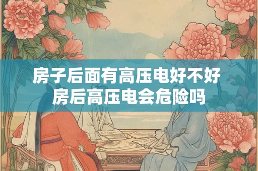 房子后面有高压电好不好 房后高压电会危险吗