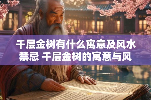 千层金树有什么寓意及风水禁忌 千层金树的寓意与风水禁忌