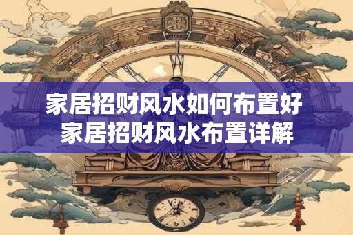家居招财风水如何布置好 家居招财风水布置详解