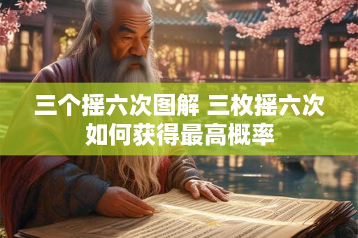 三个摇六次图解 三枚摇六次如何获得最高概率
