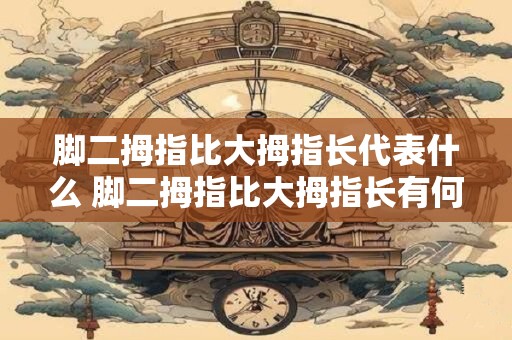 脚二拇指比大拇指长代表什么 脚二拇指比大拇指长有何含义